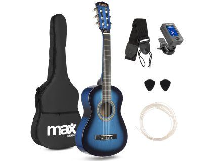 SoloArt Junior 1/4 Classic guitar pack blue