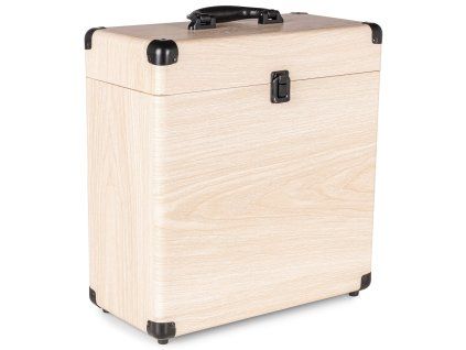 RC32 Vinyl record case light wood