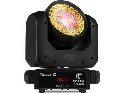 Pohyblivá hlava Cobra Wash120 LED s LED kroužkem