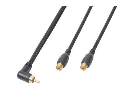 CX143 Cable 1X RCA Male - 2X RCA Female 0,3M