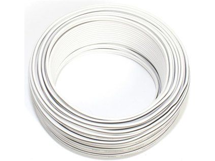 RX30W univerzální kabel 2x0,75 mm² bílý 10m
