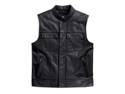 Pánská kožená vesta Foster Leather Vest (Velikost 3XL)