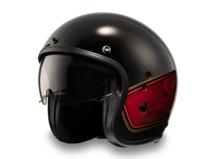 120th Anniversary Eagle H-D X14 SUN SHIELD 3/4 HELMET (Velikost 2XL)