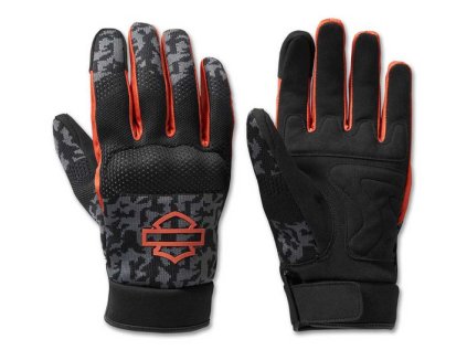 Pánské rukavice Dyna Knit Mesh Full-Finger Gloves- Asphalt Camo (Velikost XL)
