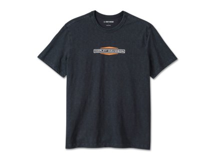 Pánské tričko Stacked Bar & Shield Slub Tee (Velikost 3XL)