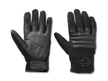 Pánské rukavice Dyna Knit Leather Riding Gloves (Velikost 2XL)