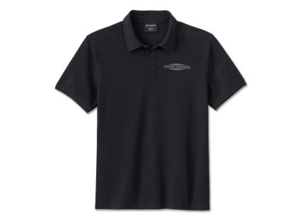 Pánské polo tričko Stacked Bar & Shield Polo (Velikost 2XL)