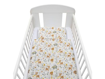 2-dielne posteľné obliečky New Baby 100/135 cm Srnček