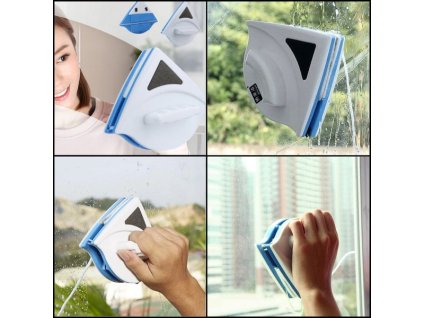 Oboustranný magnetický čistič oken