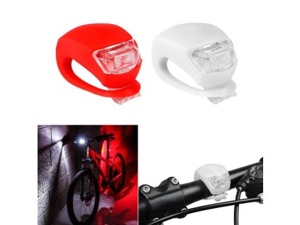 LED Silikonová světla na kolo - 2ks