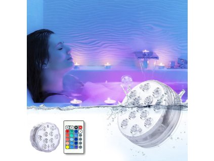 VODĚODOLNÉ LED SVĚTLO S DÁLKOVÝM OVLÁDÁNÍM