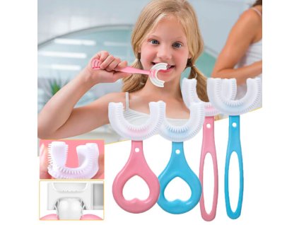 Sada 4 kartáčků na dětskou ústní hygienu