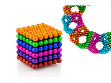 Magnetická stavebnice – NeoCube Balls barevné