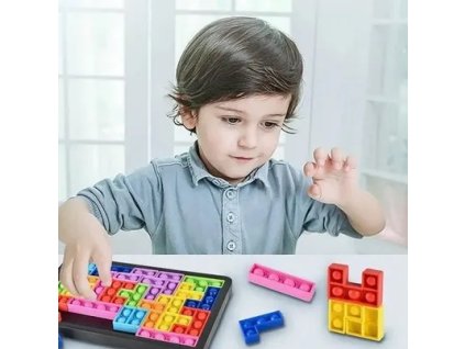 POP IT Tetris - antistresová stavebnice