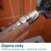 Úsporná rotující sprchová hlavice
