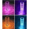USB STOLNÍ LAMPA V IMITACI KŘIŠŤÁLU