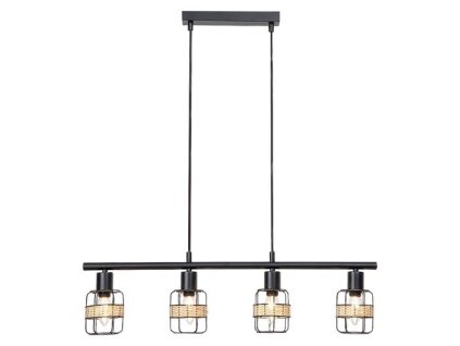 Rabalux Indiana 5284 - E14 4x MAX 25 - čierna