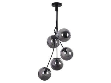 Rabalux Glory 3508 - E14 5x MAX 40 - matná čierna