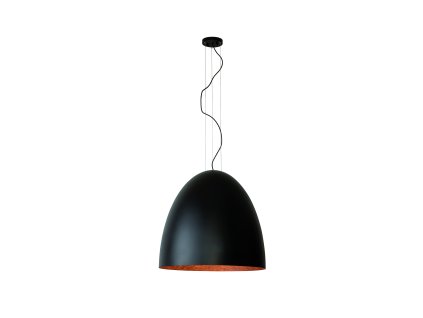 Kuchynské svietidlo Egg Black/Copper XL 10321