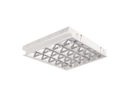 Kanlux REGIS 4LED 418 PT Svietidlo mriežkové vstavané pre T8 LED - biela