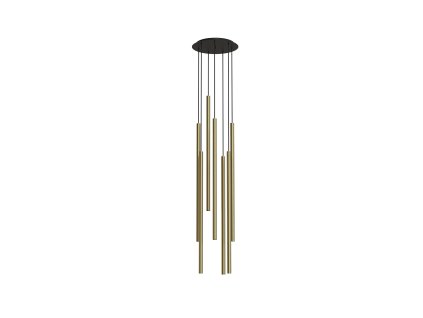 Nowodvorski LASER SOLID BRASS VII 1000 7668 - čierna,mosadz