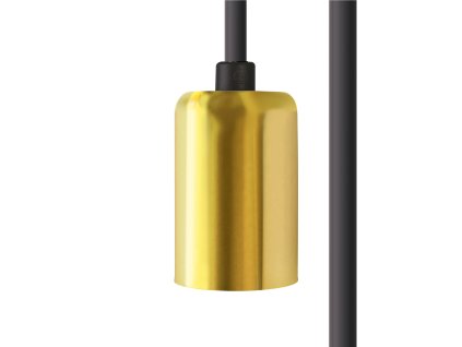 Nowodvorski CAMELEON CABLE E27 BL/BS 8661, h=500 cm - čierna,mosadz