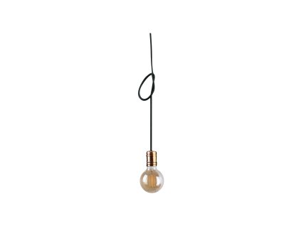 Nowodvorski CABLE BLACK/COPPER I 9747, h=160 cm - čierna,medená