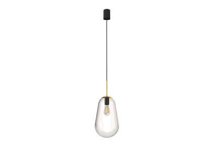 Nowodvorski PEAR M 8672, h=188 cm - priehľadná,mosadz,čierna