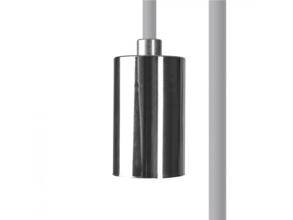 Nowodvorski CAMELEON CABLE E27 WH/CH 8643, h=700 cm - biela,chrómová