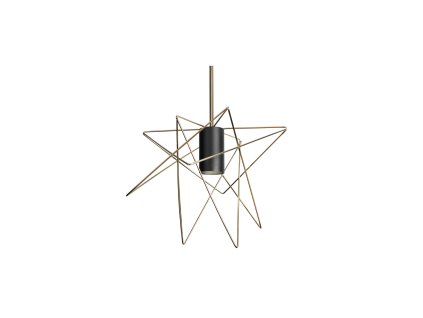 Nowodvorski CAMELEON GSTAR G/BL 8576, h=36 cm - mosadz,čierna