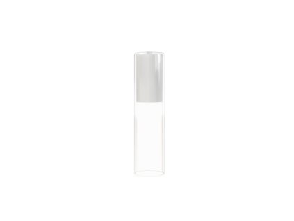 Nowodvorski CAMELEON CYLINDER M TR/WH 8542, h=25 cm - priehľadná,biela