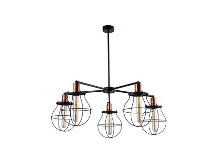 Nowodvorski MANUFACTURE V 9738, h=72 cm - čierna,medená