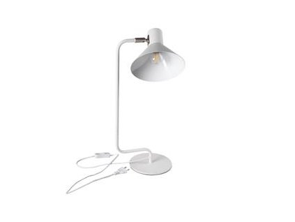 Kanlux NEDIA E14 W Stolná lampa" - biela