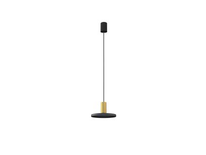 Nowodvorski HERMANOS B BLACK/SOLID BRASS 8100, h=130 cm - čierna,mosadz