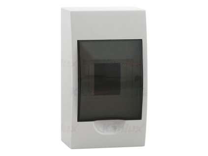 Kanlux DB104S 1X4P/SMD - Plastový rozvádzač - biela/sivá