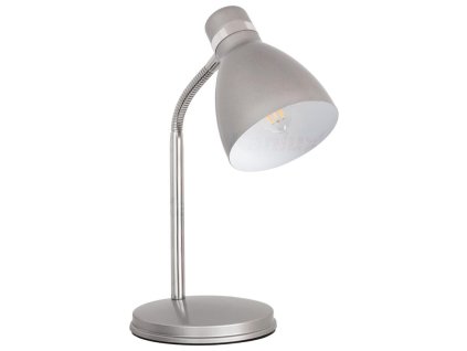 Kanlux ZARA HR-40-SR - kancelárska stolná lampa - strieborná