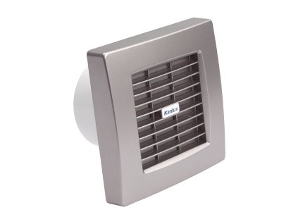 Kanlux TWISTER AOL 100T SF - Strieborný ventilátor štandard s časovačom a autom. žal. - strieborná