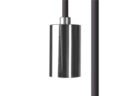 Nowodvorski CAMELEON CABLE E27 BL/CH 8651, h=700 cm - čierna,chrómová