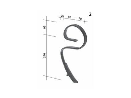 Feder ,, GARE,, 25x8,ohne Zahn