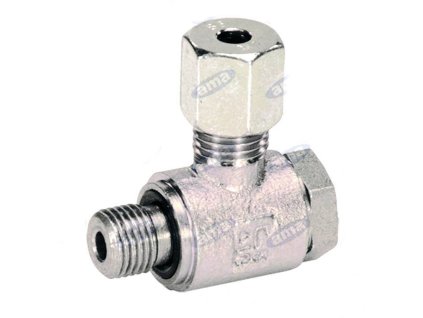 Drehbare- L-Verschraubung 1/4", Typ 8L