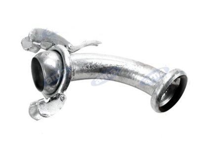 Bogen 90 Grad 159 mm - verzinkt - BAUER