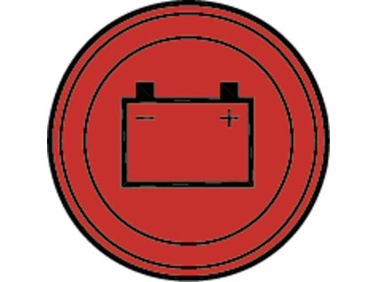 Ladelampe rund, rot