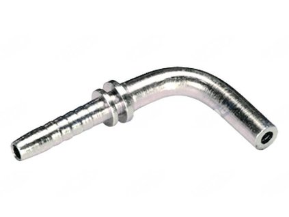 Schlauchnippel mit glattem Ende 10 mm - 3/8" / 90 M.