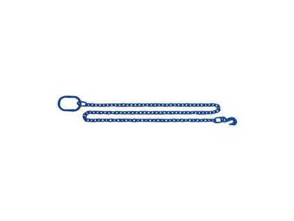 Holzbindekette7 mm L 2,5m G. 100 blau