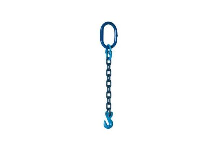 Holzbindekette 8 mm L 2,5m G. 100 blau