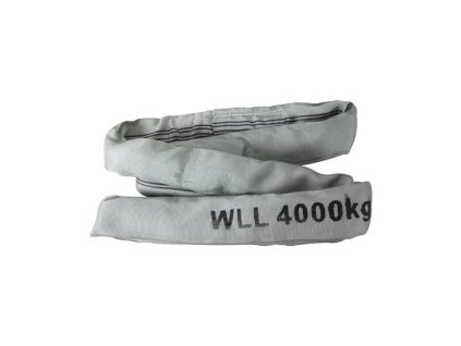 Hebeband grau 4000 kg, 1000 mm, Breite 65mm