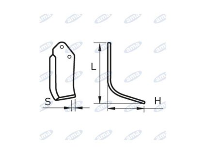 Fräsmesser  135 x 165 x 27 MM RECHTS Ø 11.5
