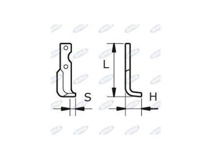 Fräsmesser 55 x 170 x 18 MM RECHTS Ø 8,5