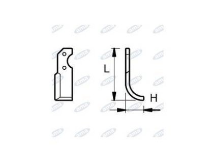 Fräsmesser  70 x 220 MM LINKS Ø 10.5