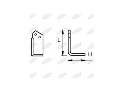 Fräsmesser 150 x 200 MM RECHTS Ø 16,5